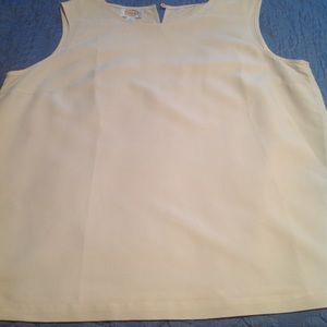 Gently worn Talbots sleeveless shell/top.